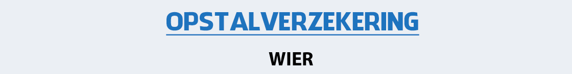 opstalverzekering-wier